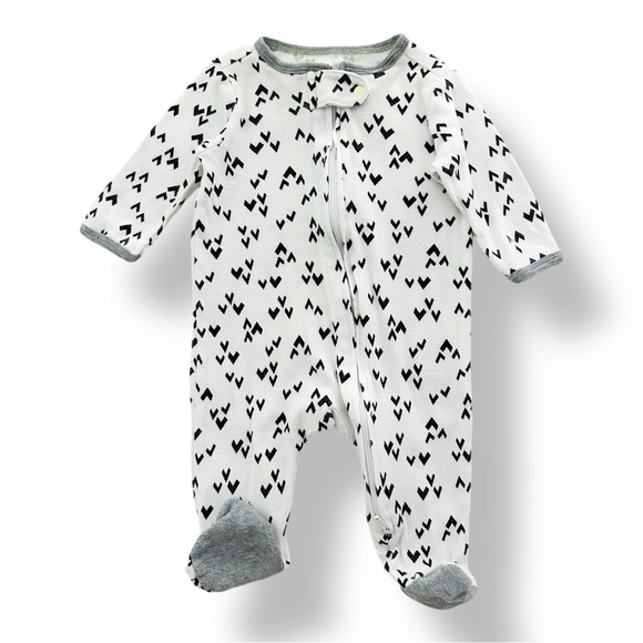 Cat & Jack | Bundle of Patterned Footie Sleepers (0-3 mos) - Picture 3 of 6